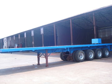 China Recipiente que carrega o reboque de 4 eixos semi, 50 toneladas de reboque de 60 toneladas do leito de 45 Ft/40 pés fornecedor