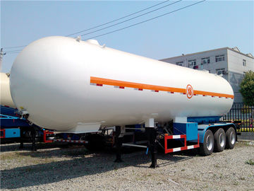 China 25 de petroleiro do caminhão do reboque 3 do eixo Q345R 50000L 50M3 25T LPG do gás toneladas de caminhão de petroleiro fornecedor