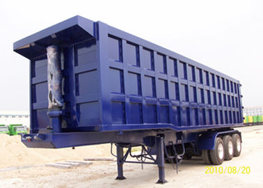 China Colora o reboque triplo feito sob encomenda da descarga do eixo, reboque do caminhão basculante de 25 - de 30 CBM semi para a areia/carvão fornecedor