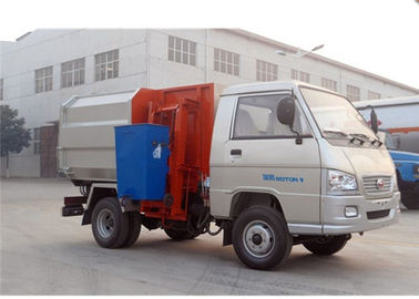 China FOTON 4X2 2000 litros de caminhão de lixo pequeno do contentor, 6 caminhão de lixo das rodas 2cbm mini fornecedor