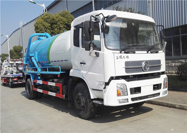 China Limpe o caminhão de petroleiro da água de esgoto, caminhão fecal 6000L da sução das rodas de Dongfeng 4x2 6 fornecedor