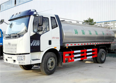 China As rodas de FAW 4x2 6 ordenham o caminhão do transporte, caminhão de petroleiro 8000L do leite - 10000L fornecedor