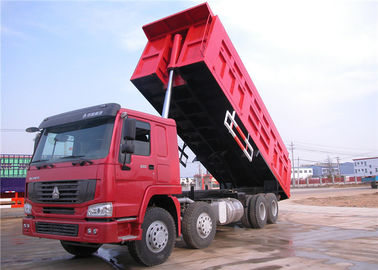 China Reboques resistentes da descarga de HOWO 8x4, caminhão basculante de 40 toneladas de 30 toneladas de 12 veículos com rodas fornecedor