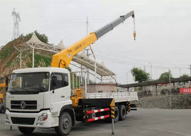 China Caminhão de 15 toneladas do guindaste de Dongfeng LHD 6x4, caminhão do guindaste móvel com crescimento telescópico fornecedor
