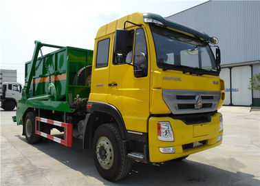 China Homan varreu o caminhão de lixo do braço do balanço da coleção de recusa do corpo, caminhão de lixo do carregador da faixa clara fornecedor