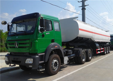 China Caminhão do trator de Beibei/HOWO + 3 eixo 42000L 45000 litro 50000 litro reboque do petroleiro de óleo/caminhão de depósito de gasolina fornecedor