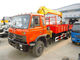 Caminhão de 10 toneladas estável do caminhão do guindaste de Dongfeng 6x4 3 eixos/para materiais de construção fornecedor