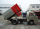 FOTON 4X2 2000 litros de caminhão de lixo pequeno do contentor, 6 caminhão de lixo das rodas 2cbm mini fornecedor