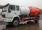Caminhão de tanque da água de esgoto de água das rodas 4000L de HOWO 6 + caminhão fecal 8000L da sução 4000L fornecedor