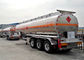 Reboque do tanque do transporte do óleo do eixo 42000L 42cbm do reboque 3 do caminhão de petroleiro do combustível da liga de alumínio fornecedor