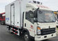 HOWO 4x2 refrigerou a fibra de vidro interna, 3 de refrigerador toneladas do caminhão da caixa de caminhão do congelador fornecedor