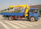 Caminhão do caminhão FOTON 4x2 de China o sino montou o guindaste 8 toneladas de guindaste reto montado carga do braço XCMG fornecedor