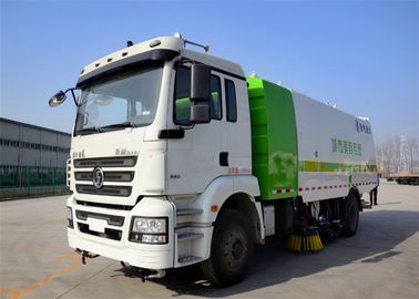 China Caminhão da vassoura de quatro vassouras, caminhão do vácuo da vassoura de rua para a limpeza da estrada fornecedor