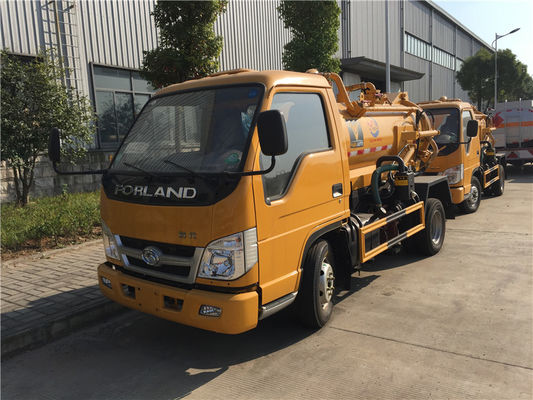 comprar Caminhão da sução da água de esgoto dos eixos 5m3 do reboque 2 do caminhão de petroleiro de Forland 4x2 5000L Fabricação em linha