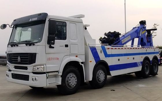 comprar O tipo resistente 4 eixos 12 do caminhão de reboque do Wrecker de Howo 8x4 371hp roda 25 toneladas Fabricação em linha