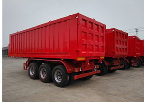 comprar do caminhão basculante 25CBM do reboque 3 do eixo da descarga do caminhão basculante caminhão de reboque de 45 toneladas semi para a areia Fabricação em linha