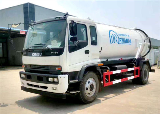 comprar O reboque 6 do caminhão de petroleiro de ISUZU 4x2 roda o caminhão de tanque da água de esgoto do vácuo de 8M3 8000L Fabricação em linha