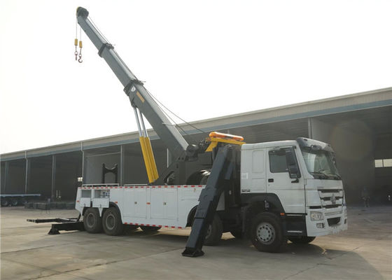 comprar 8x4 12 das rodas 371hp do Wrecker de reboque da estrada do caminhão 50 toneladas resistentes do caminhão da recuperação Fabricação em linha