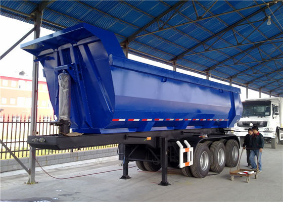comprar Da forma de 50 toneladas resistente dos reboques 60T U de HARDOX400 T700 tri eixo semi que derruba o reboque Fabricação em linha