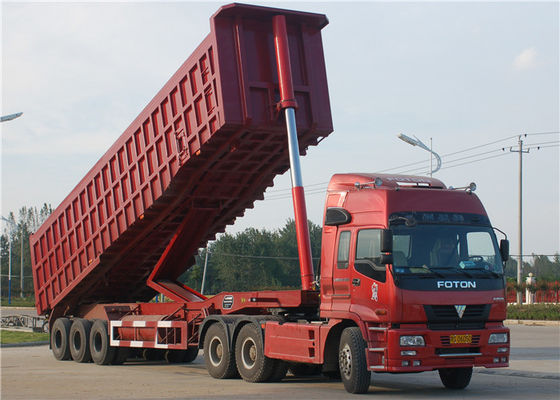 comprar Reboque do caminhão basculante do Tri eixo 40 toneladas 60 de 35M3 da extremidade do caminhão basculante toneladas de reboque semi para o mineral Fabricação em linha