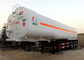 do óleo 60M3 do transporte do petroleiro reboque semi, eixo 3 60000L resistente do reboque do depósito de gasolina fornecedor
