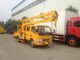 O caminhão aéreo da plataforma de Dongfeng 16m, veículo montou as plataformas de trabalho CCC aprovadas fornecedor