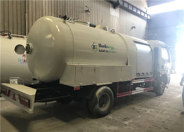 6m3 3 de 6000l do rabo cortado toneladas de caminhão do Lpg, caminhão de enchimento do distribuidor do Lpg das rodas de Dongfeng 6 fornecedor