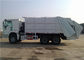 O compressor traseiro do carregador 20CBM 20M3 do veículo com rodas de HOWO 10 comprimiu o caminhão de lixo da compressão fornecedor