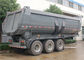 3 reboque da descarga do eixo 24CBM 24M3 40 da U-forma do caminhão basculante toneladas de reboque semi para o transporte da BAUXITE. fornecedor