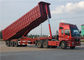 Reboque do caminhão basculante do Tri eixo 40 toneladas 60 de 35M3 da extremidade do caminhão basculante toneladas de reboque semi para o mineral fornecedor