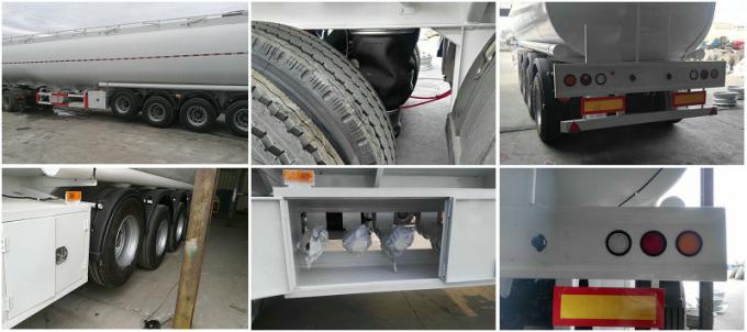 4 6 do compartimento do eixo 60000 do depósito de gasolina semi litros de venda do reboque no africano