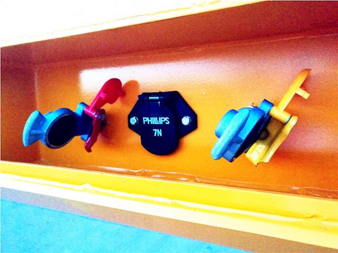 Reboque de 40-60 toneladas famoso do caminhão da máquina escavadora da cama lisa de China CLW e baixos reboques do leito